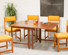 Load image into Gallery viewer, Tangerine Danish Modern Chair Restored
