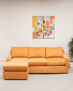 Hauser Sectional Sofa in Parallel Tobacco