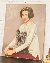 Load image into Gallery viewer, Audrey Hepburn with her Yorkie, Mr. Famous
