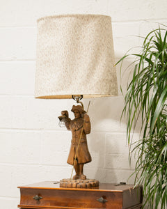 Vintage Colonial Man Lamp