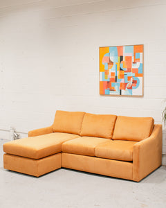 Hauser Sectional Sofa in Parallel Tobacco