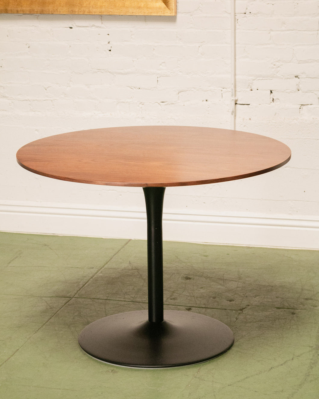 Walnut Top and Black Tulip Table