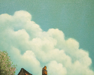 Clouds With Home Oil Painting