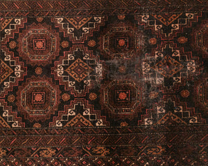 Antique Afghan Beloch Rug