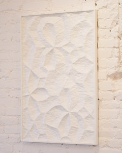 Modern White Textured Wall Art