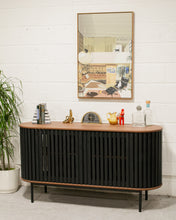 Load image into Gallery viewer, Johannesburg Buffet Credenza in Black &amp; Walnut
