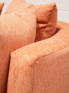 Bianca Swivel Chair in Amadeus Tangerine