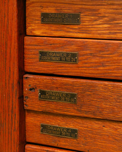 Antique Oak Tailors Desk