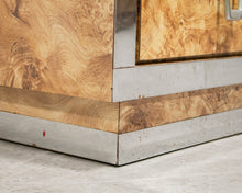 Load image into Gallery viewer, 1970’s Faux Burlwood Lowboy Dresser

