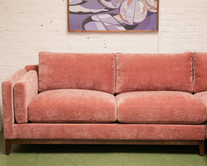 Lisette Sofa in Bianca Rosewood