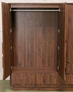 Oliver Brutalist Modern Armoire