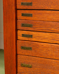 Antique Oak Tailors Desk