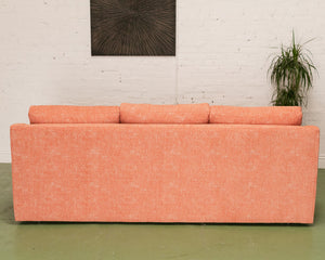 Hauser Sectional Sofa in Amadeo Tangerine