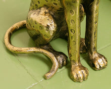 Load image into Gallery viewer, Gold Cheetah Side Table
