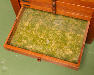 Antique Oak Tailors Desk