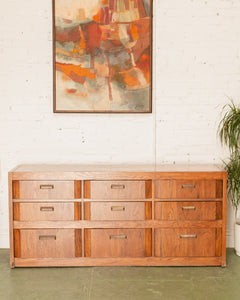 Oak Boho Dresser by Thomasville