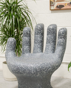 Faux Stone Hand Chair