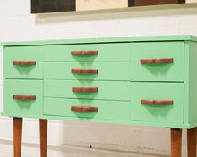 Load image into Gallery viewer, Aqua Turquoise Dresser
