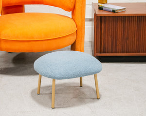 Blue Ottoman