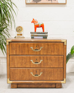Campaign End Table Nightstand