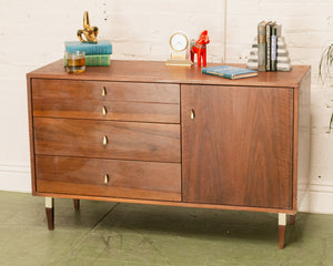 Vintage Walnut Sideboard