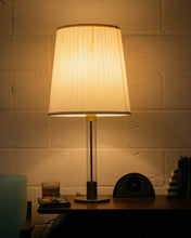 Load image into Gallery viewer, Brass &amp; Glass Table Lamp
