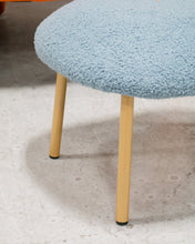 Load image into Gallery viewer, Blue Ottoman
