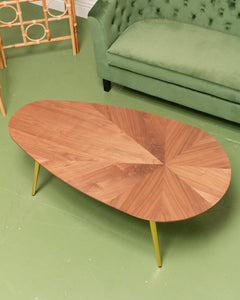 Tear Drop Modern Coffee Table