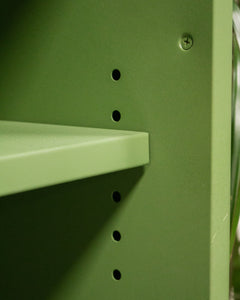 Green Metal Bookshelf