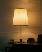 Load image into Gallery viewer, Brass &amp; Glass Table Lamp
