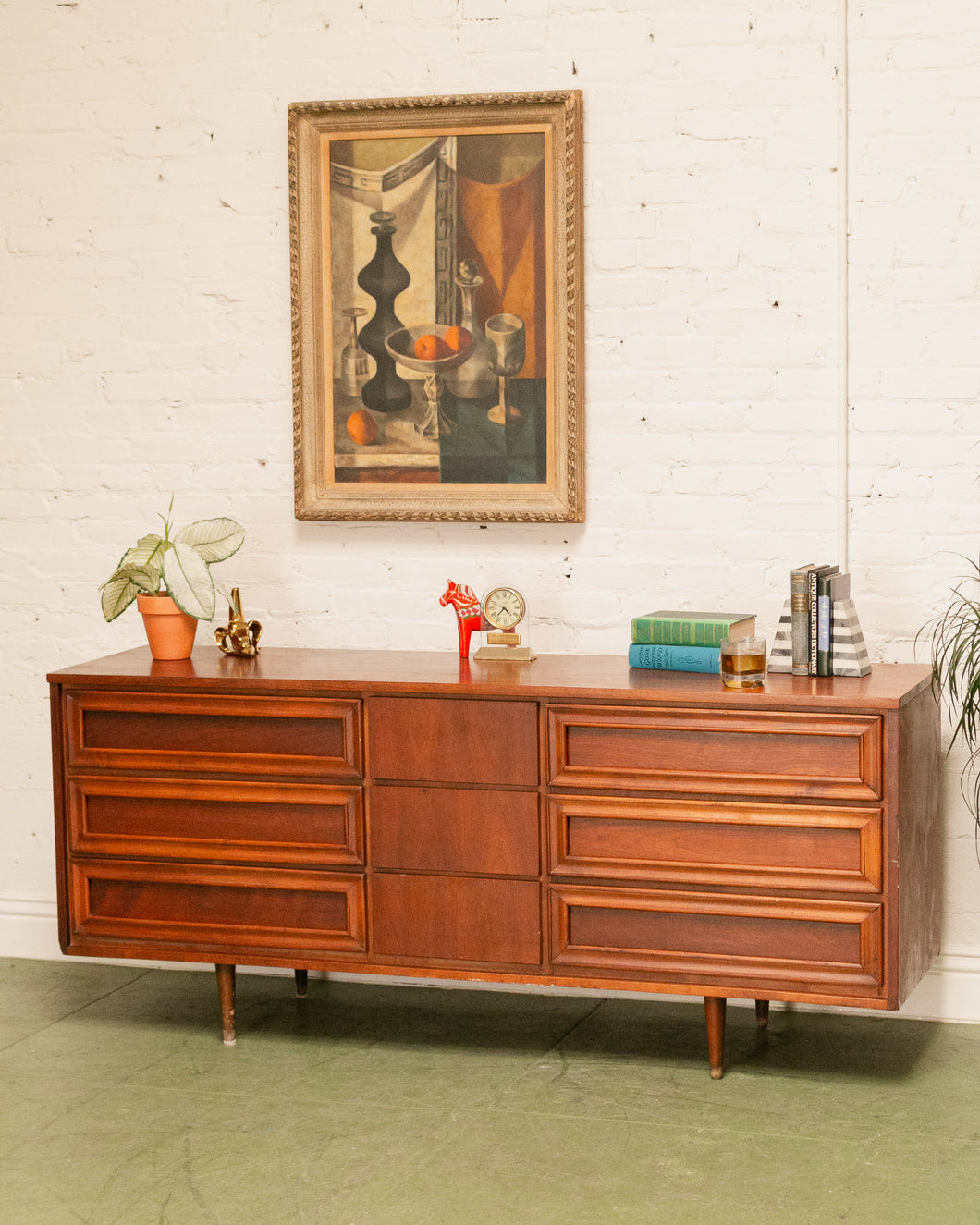 Walnut Framed Dresser