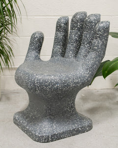 Faux Stone Hand Chair