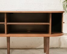 Load image into Gallery viewer, Walnut Tambour Credenza
