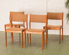 Load image into Gallery viewer, Danish Modern Dining Chairs (set of 4)
