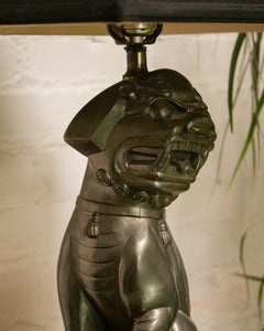 Cast Bronze Foo Dog Lamp by Sarreid