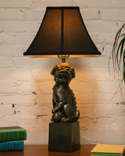 Load image into Gallery viewer, Cast Bronze Foo Dog Lamp by Sarreid
