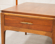 Load image into Gallery viewer, Walnut End Table Single Drawer
