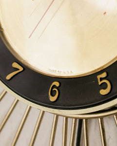 Regency Vintage Sunburst Clock