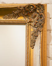 Load image into Gallery viewer, Vintage Gold Framed Rectangle Mirror
