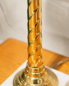Regency Table Lamp Handblown Glass