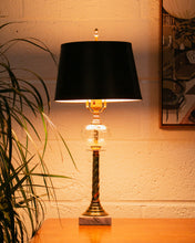 Load image into Gallery viewer, Regency Table Lamp Handblown Glass
