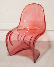 Load image into Gallery viewer, Rasberry Acrylic Chair

