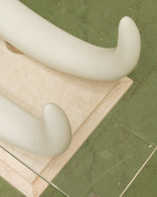 Load image into Gallery viewer, Chic Italian 80s Pucci Resin Tusk Design on Marble Base
