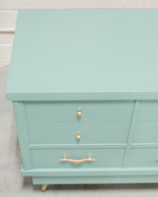 Load image into Gallery viewer, Aqua Vintage Chest
