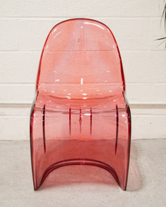 Rasberry Acrylic Chair