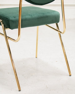 Queen Gold Dining Chair