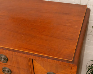 Mahogany 5 Drawer Chest