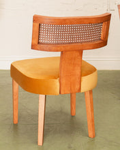 Load image into Gallery viewer, Mustard Gold Rattan Chairs
