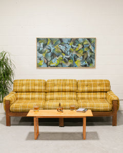 1970’s Vintage Plaid Sofa