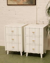 Load image into Gallery viewer, Tall 3 Drawer Nightstand Chest Pair of Drawers
